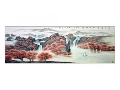 赵在湘小六尺客厅山水画（可定制）